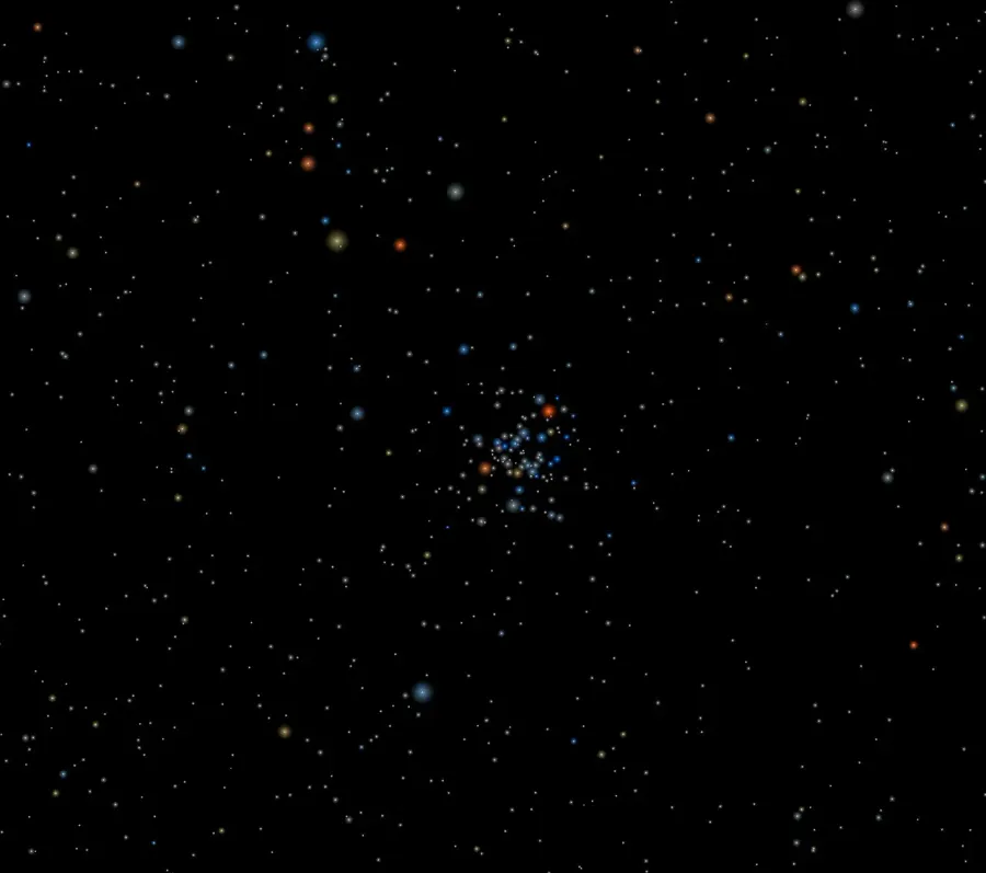 La carte NGC 3766