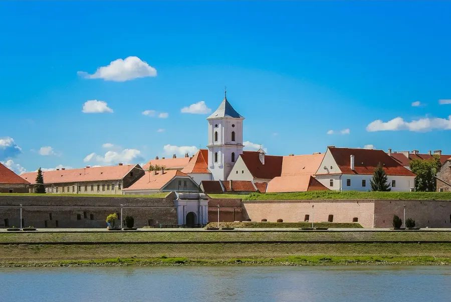 La carte Comitat d'Osijek-Baranja