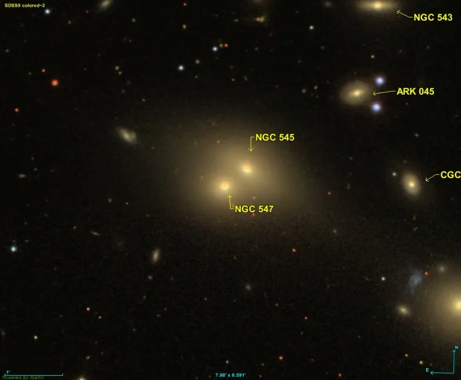 The NGC 547 card