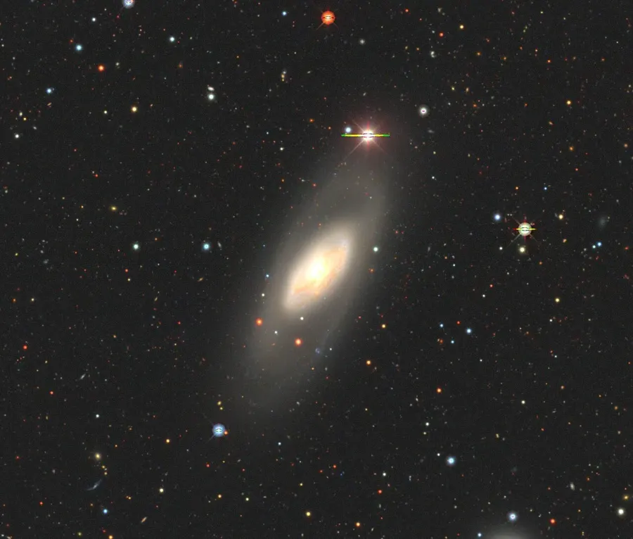 La carte NGC 1415