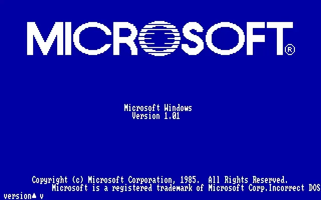The Windows 1.0 card