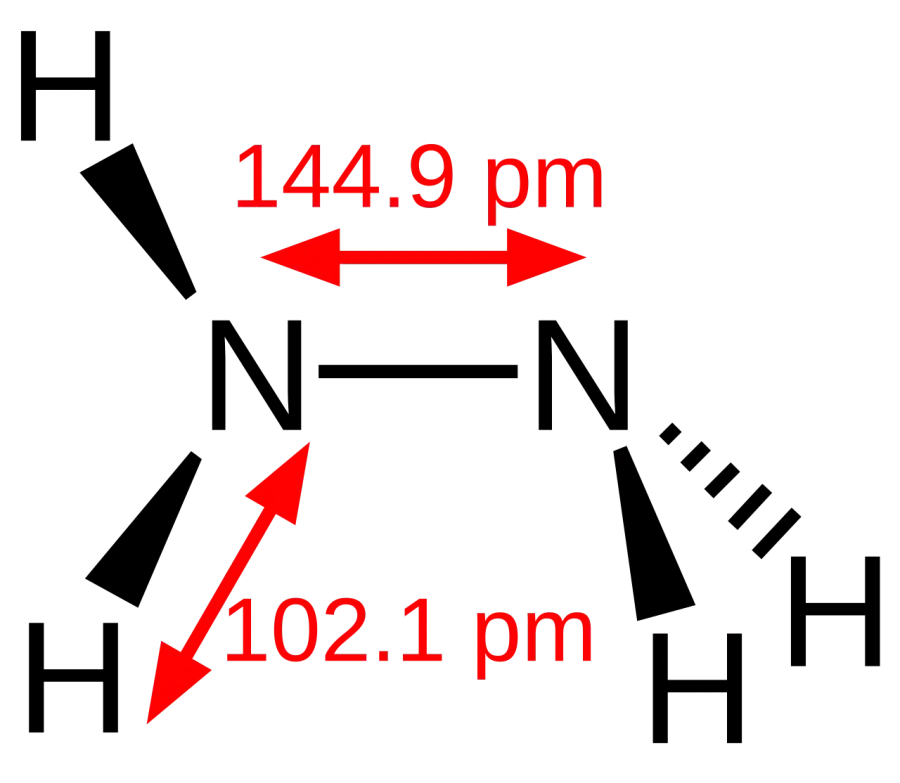 La carte Hydrazine