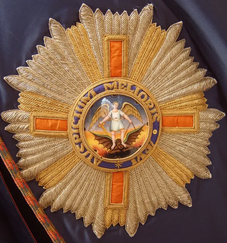 La carte Ordre de Saint-Michel et Saint-Georges