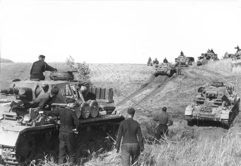 La carte Panzer