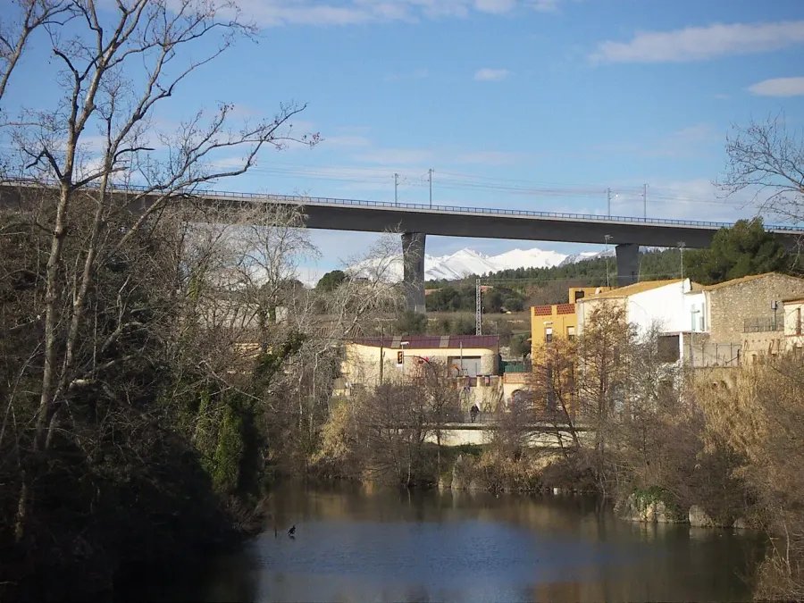 La carte Ligne de Perpignan à Figueras