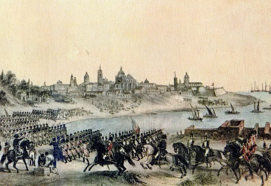 The British invasions of the River Plate card