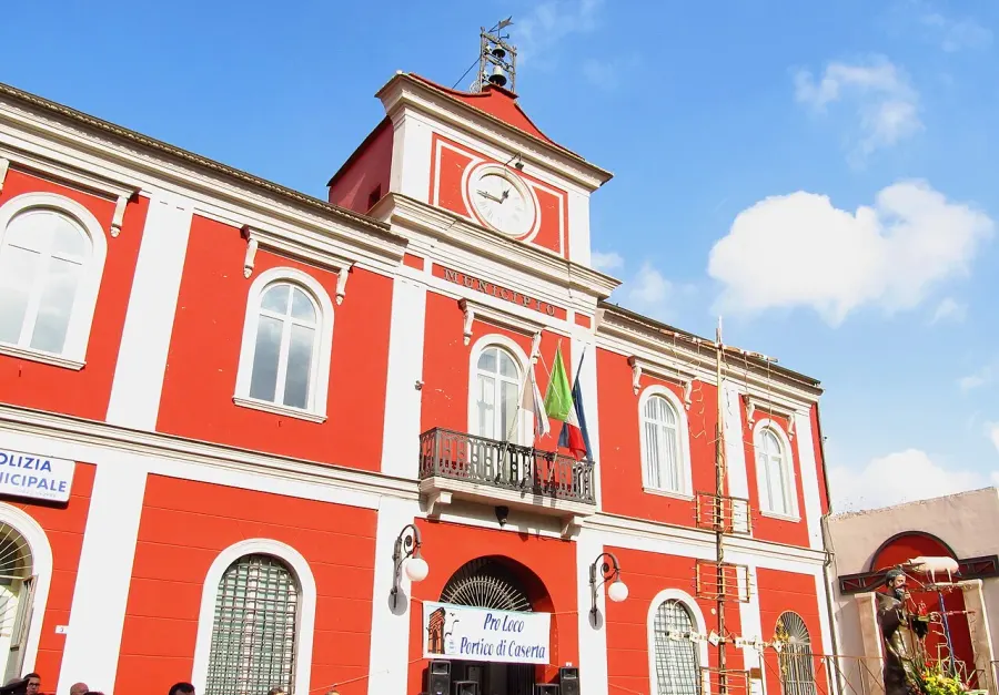 La carte Portico di Caserta