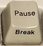 La carte Touche de pause