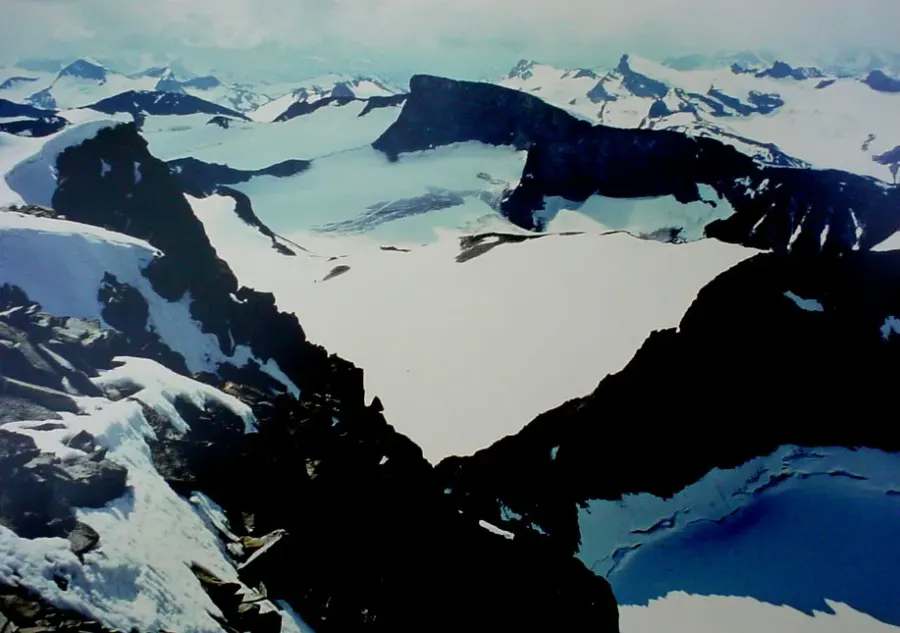 La carte Jotunheimen