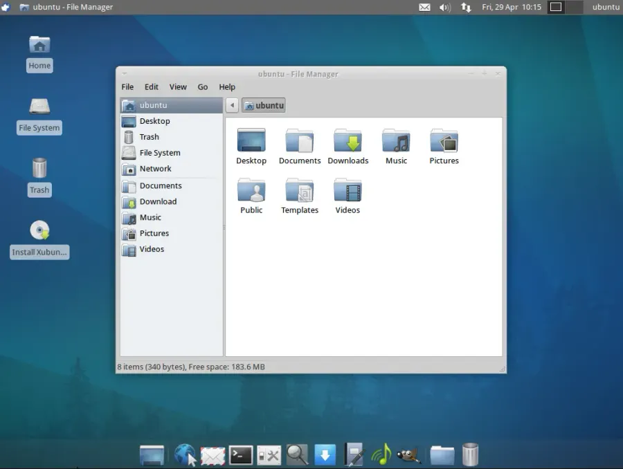 The Comparison of lightweight Linux distributions card