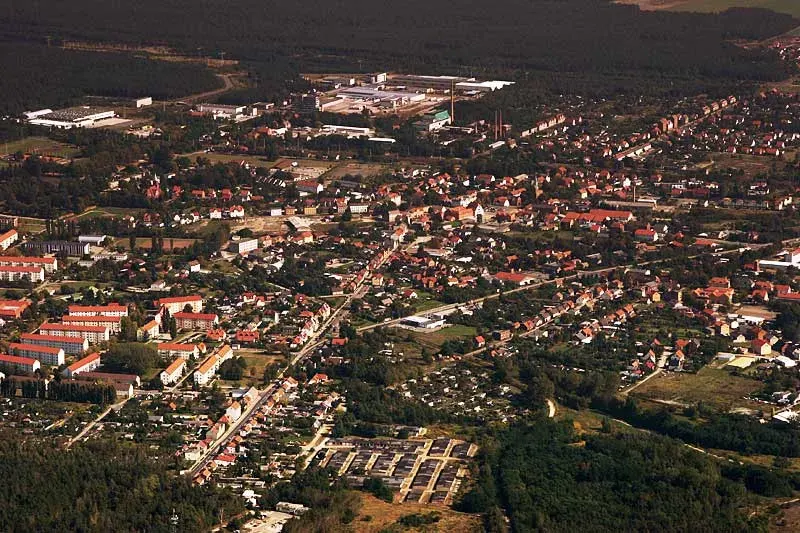La carte Großräschen