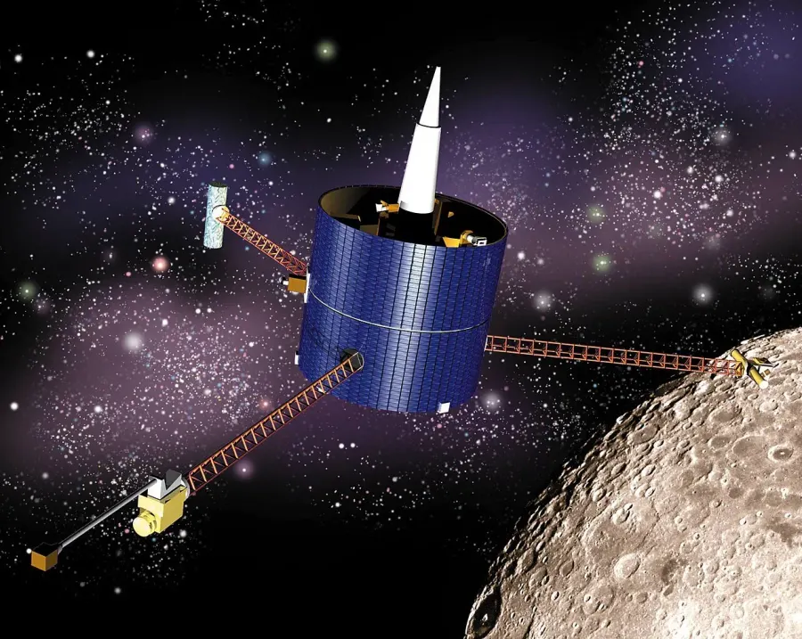 La carte Lunar Prospector