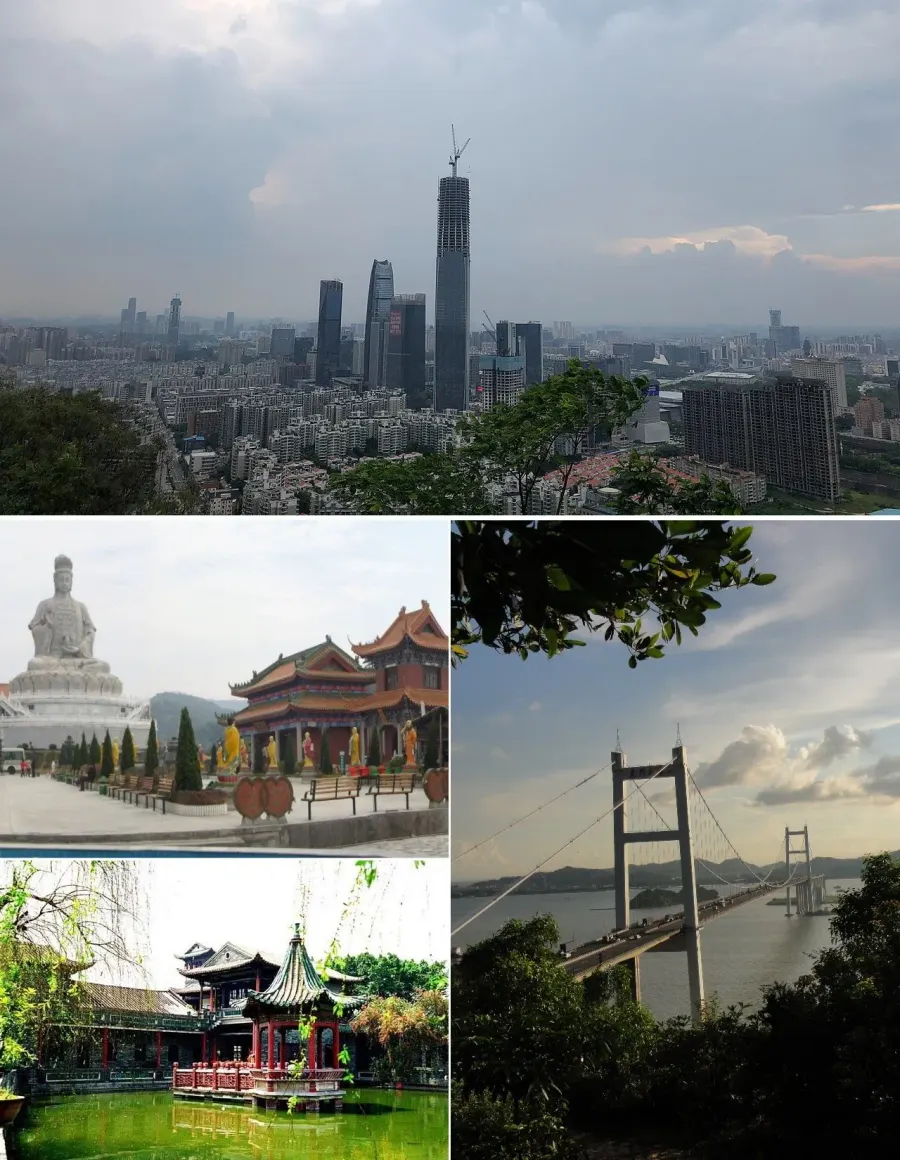 La carte Dongguan