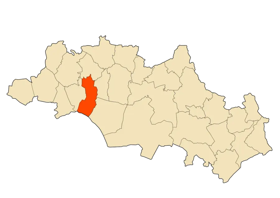 La carte Aïn Kercha