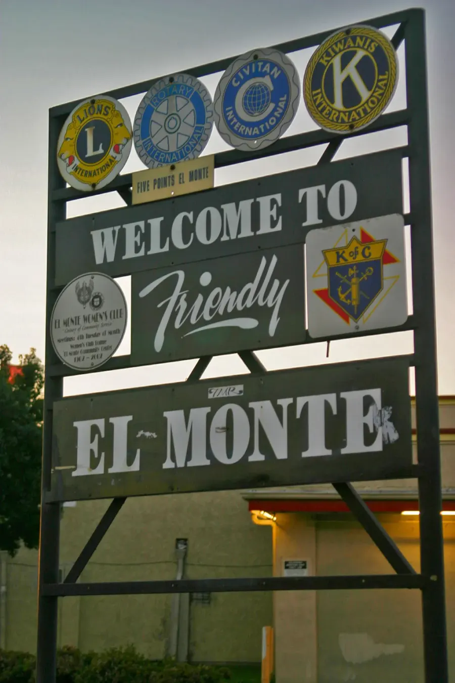 The El Monte, California card