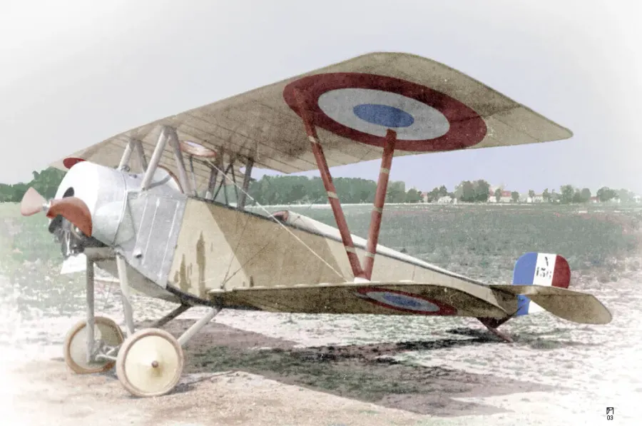 La carte Nieuport 10