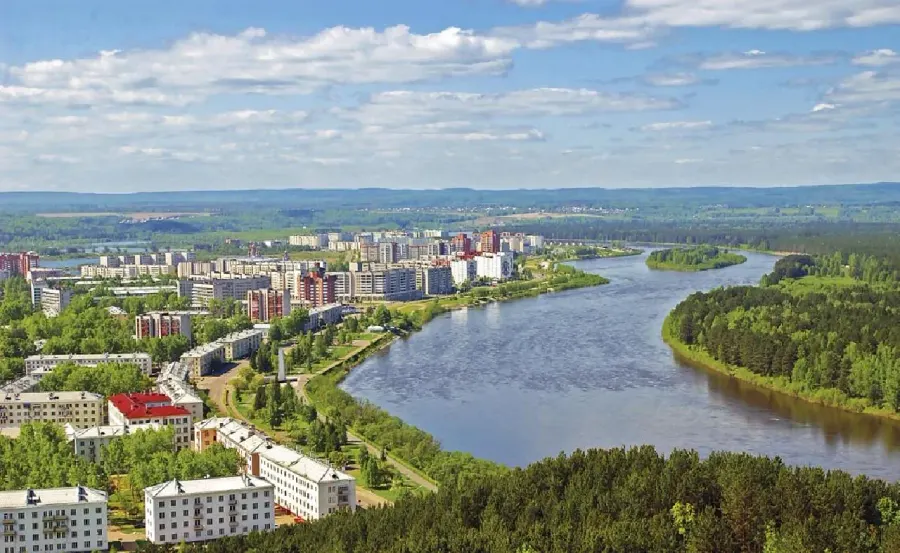 La carte Zelenogorsk