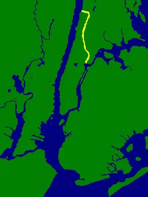 La carte Harlem River