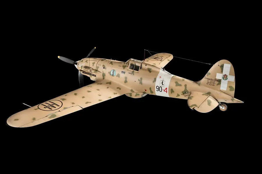La carte Macchi M.C.202 Folgore