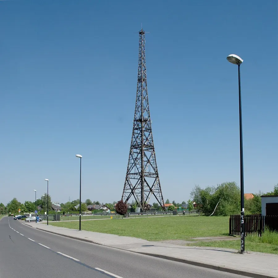 La carte Tour hertzienne de Gliwice