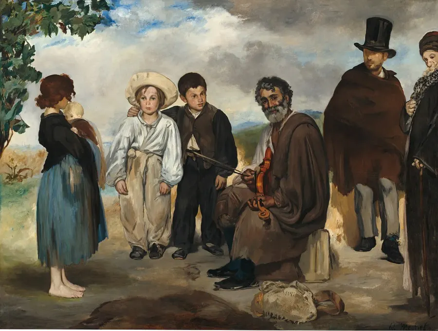 The The Old Musician card