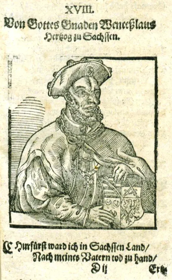 The Wenceslaus I of Saxe-Wittenberg card