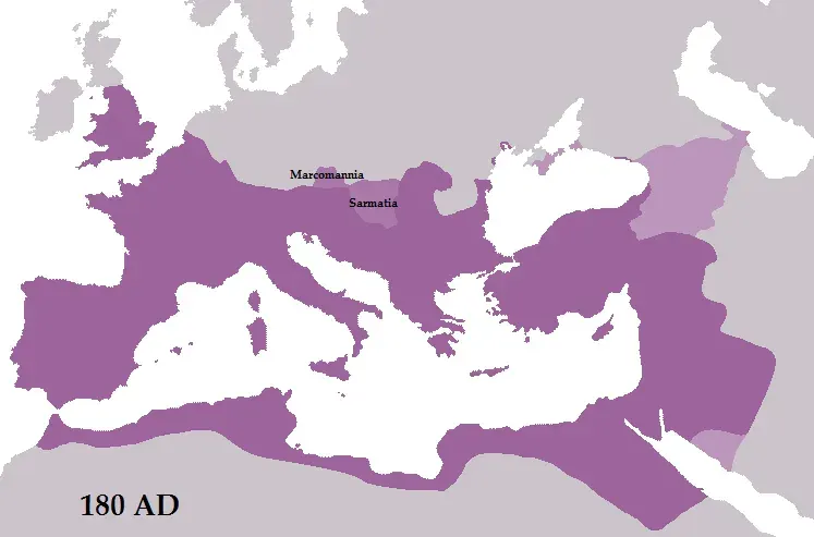 La carte Peste antonine