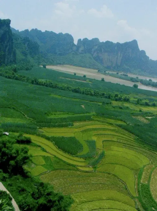 La carte Xian de Longzhou