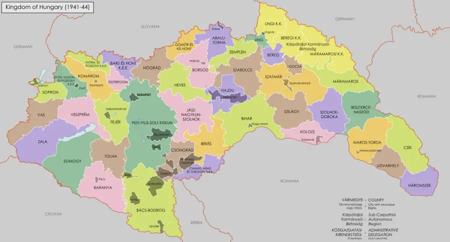The Kingdom of Hungary card