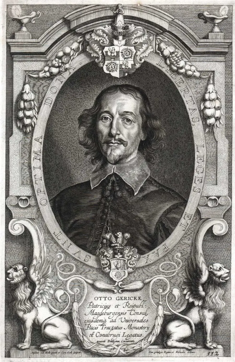 La carte Otto von Guericke