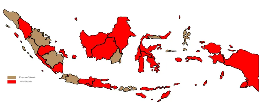 The 2014 Indonesian presidential election card