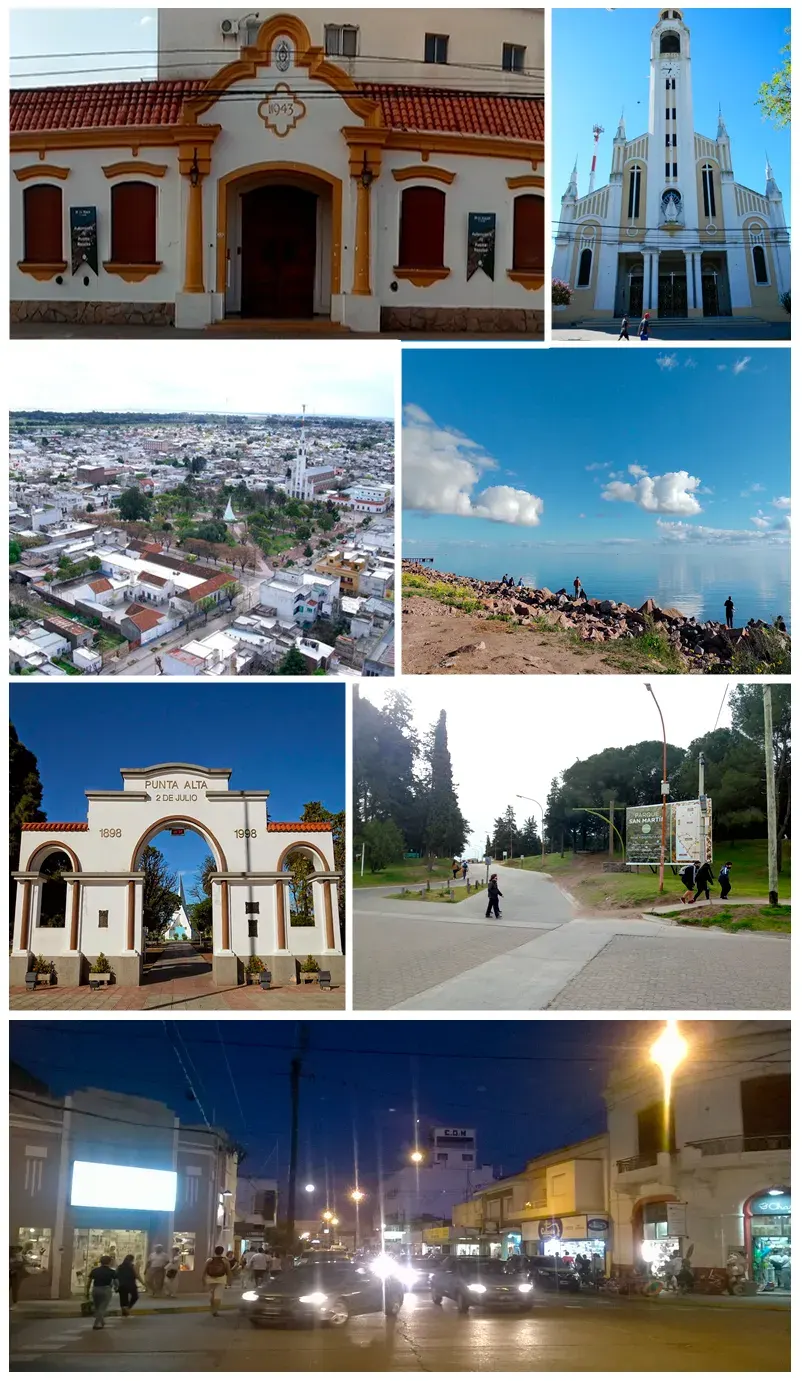 La carte Punta Alta