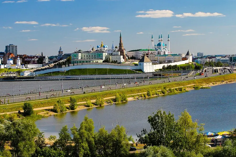 La carte Kremlin de Kazan