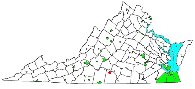 The Nathalie, Virginia card