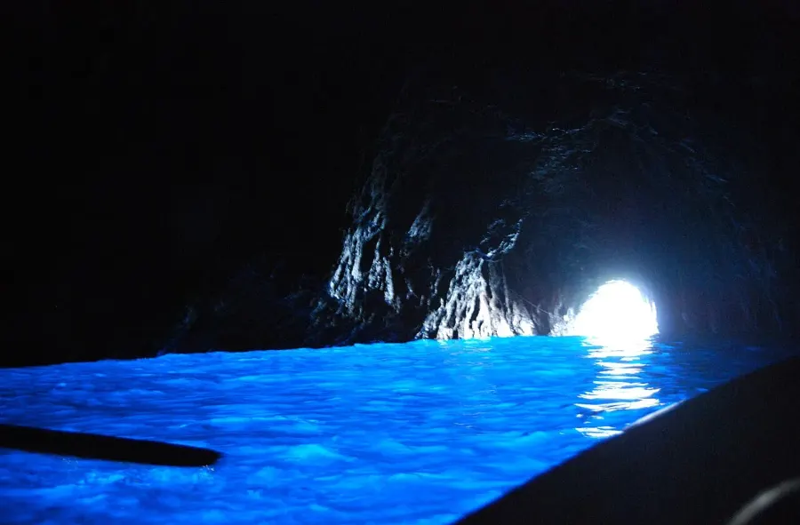 La carte Grotte bleue