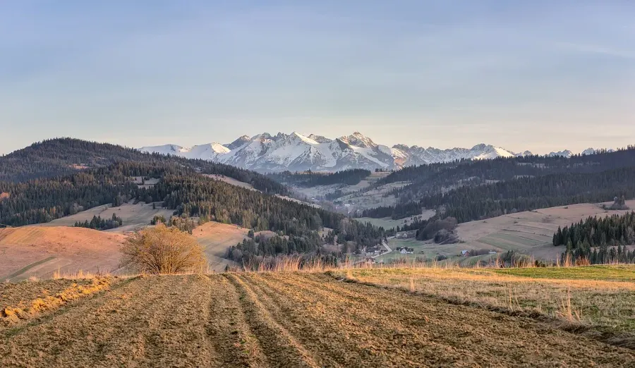 La carte Parc national des Tatras