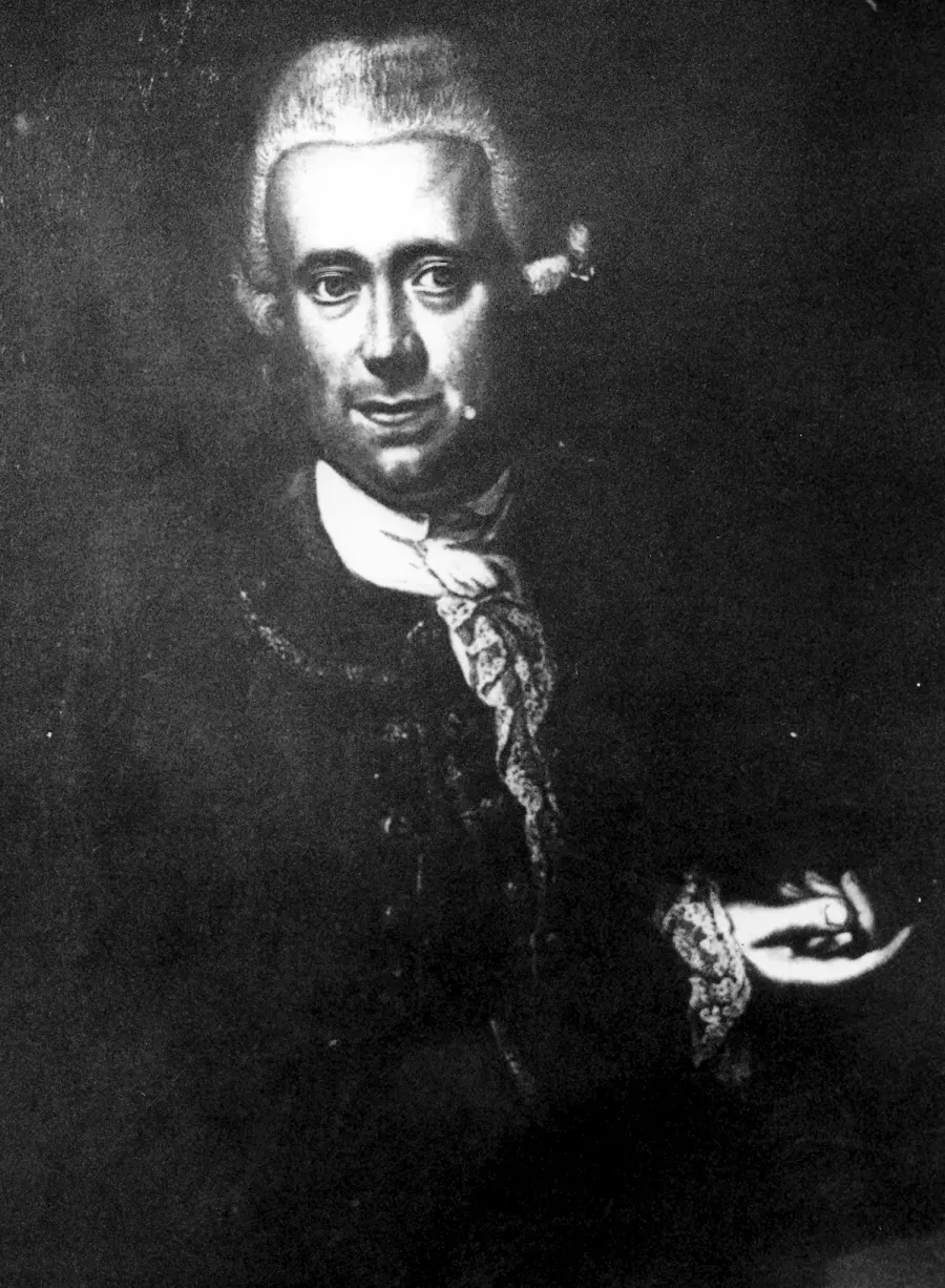 La carte Johann Christian Erxleben