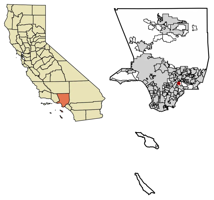 The Rose Hills, California card