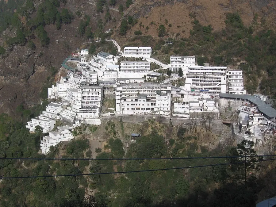 La carte Temple de Vaishno Devi