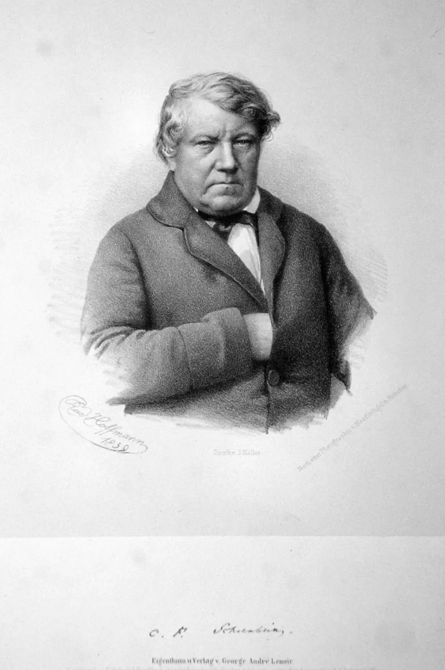 The Christian Friedrich Schönbein card