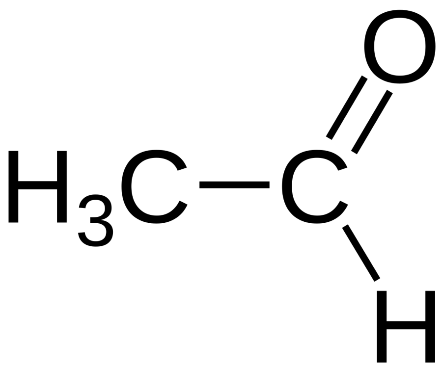La carte Acétaldéhyde