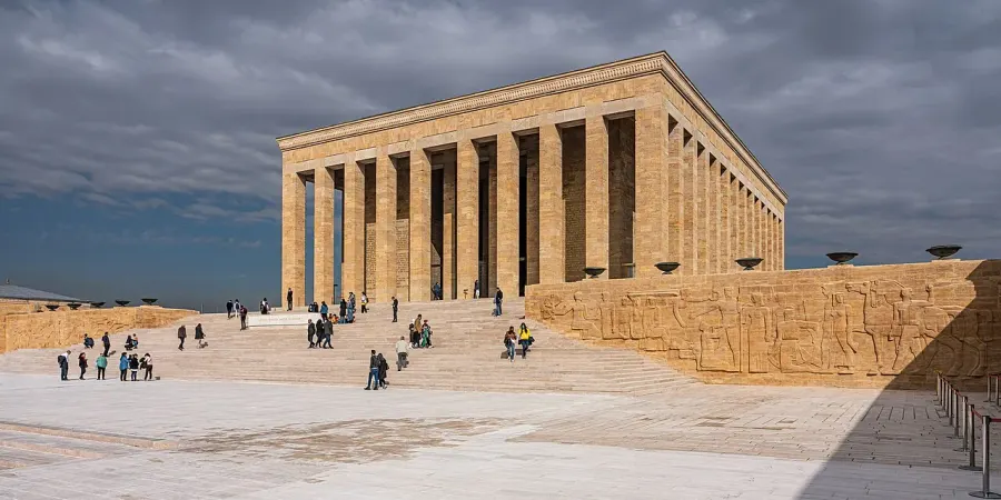La carte Anıtkabir