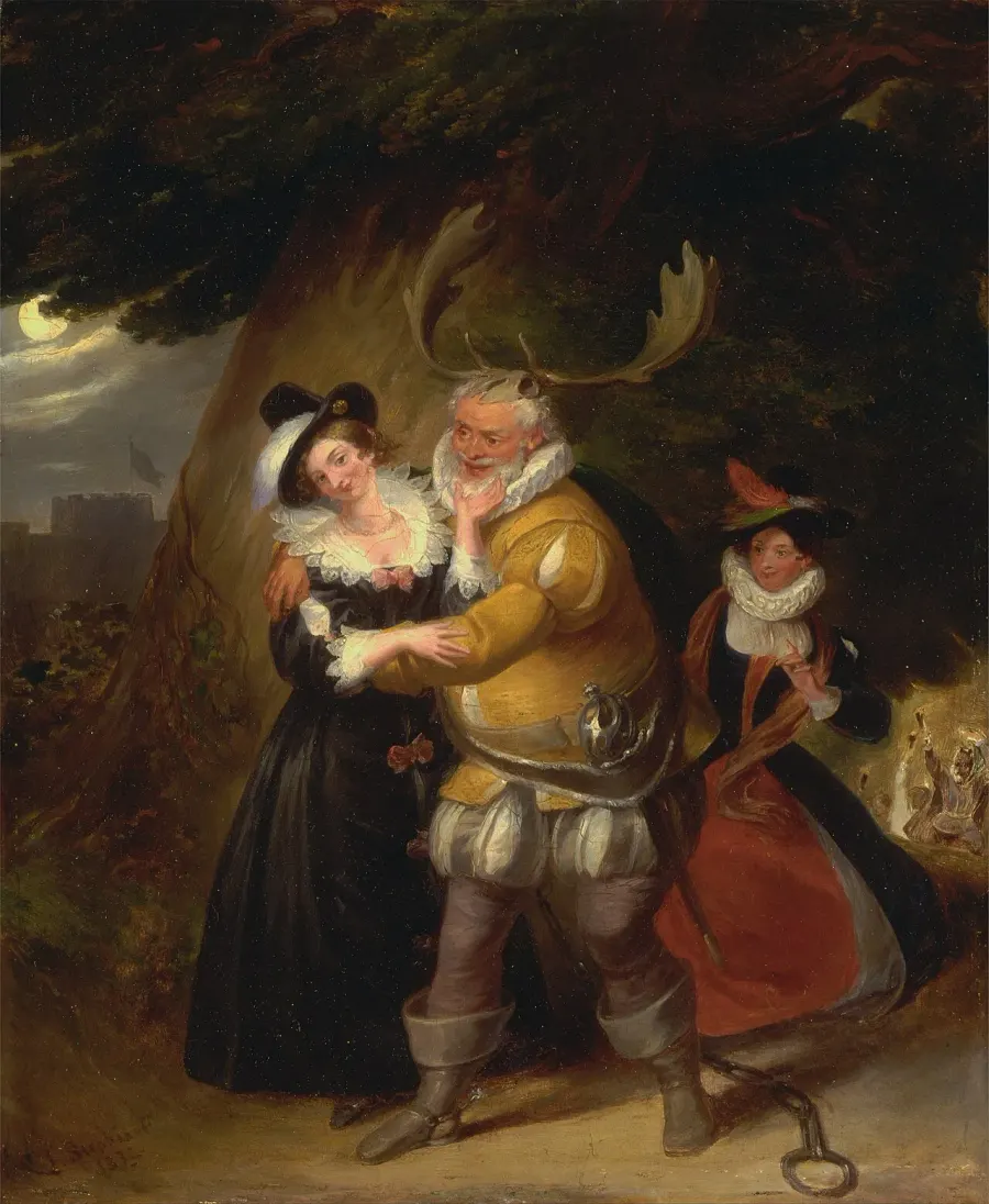 La carte Die lustigen Weiber von Windsor