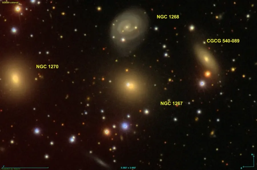 The NGC 1267 card