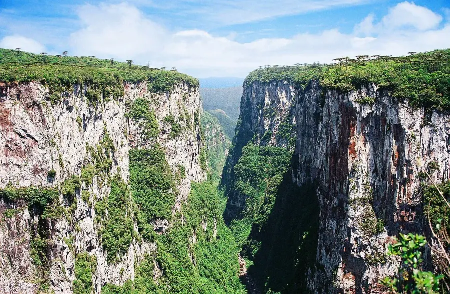La carte Parc national d'Aparados da Serra