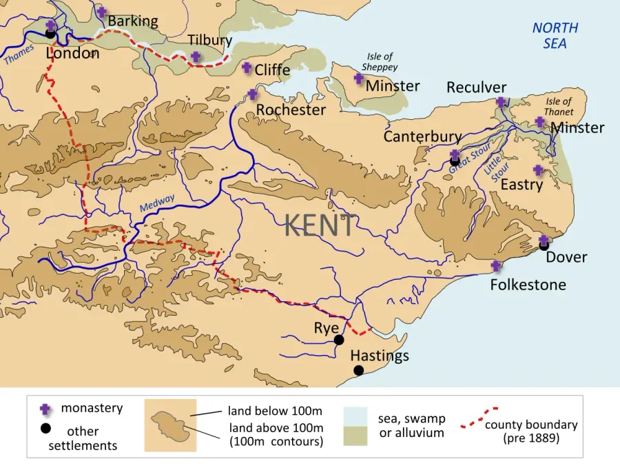 The Eorcenberht of Kent card