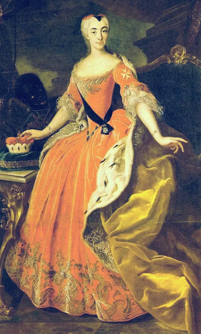 The Princess Maria Augusta of Thurn and Taxis card