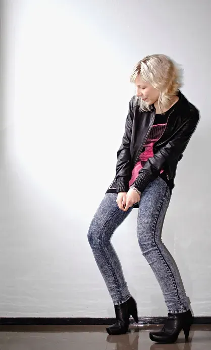 The Slim-fit pants card