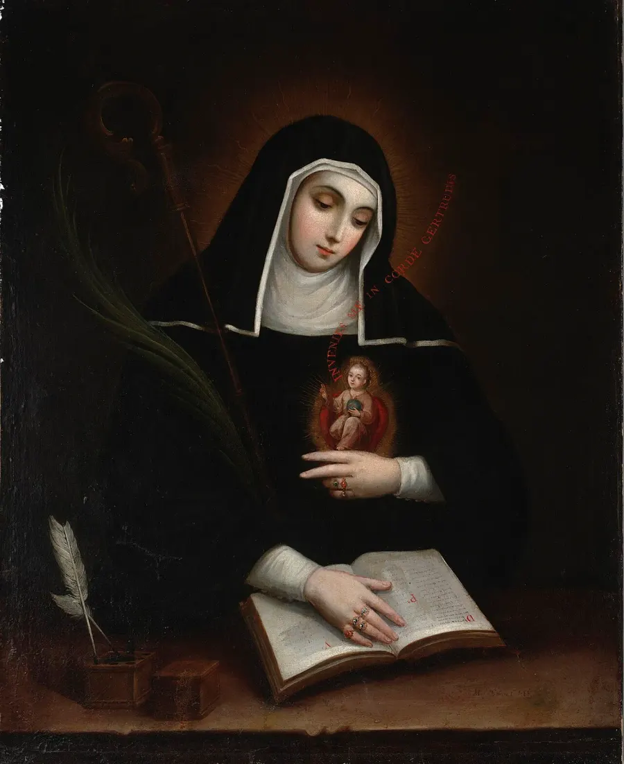La carte Gertrude de Helfta