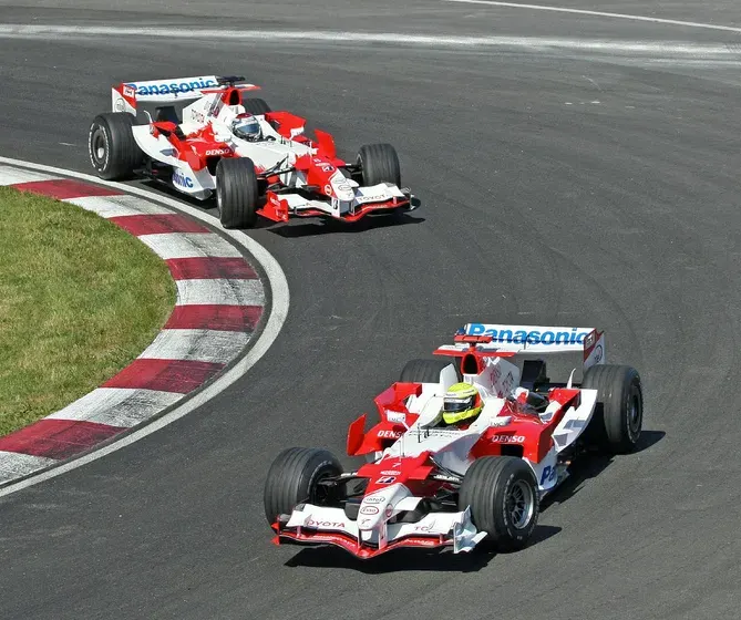The Toyota Racing card